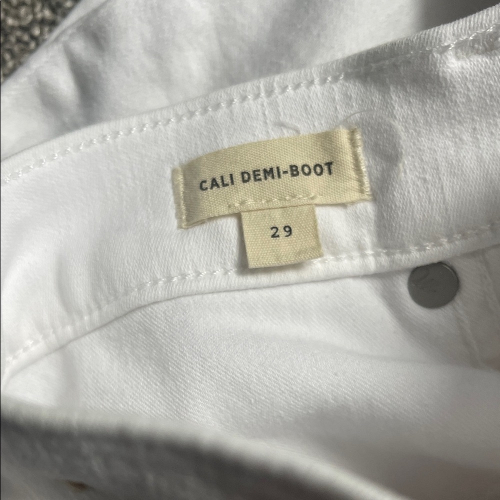 Madewell Classic Cream Trousers - Picture 3 of 4
